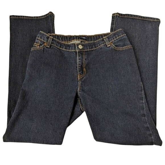 Gap Maternity Denim Jeans Low Rise Bootcut Elastic Waistband in Back Size 4 - Picture 2 of 10